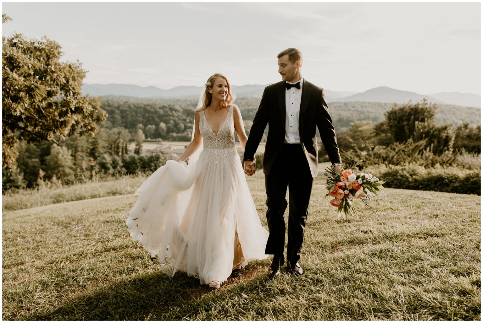 Backless Boho Lace Elopement Dress