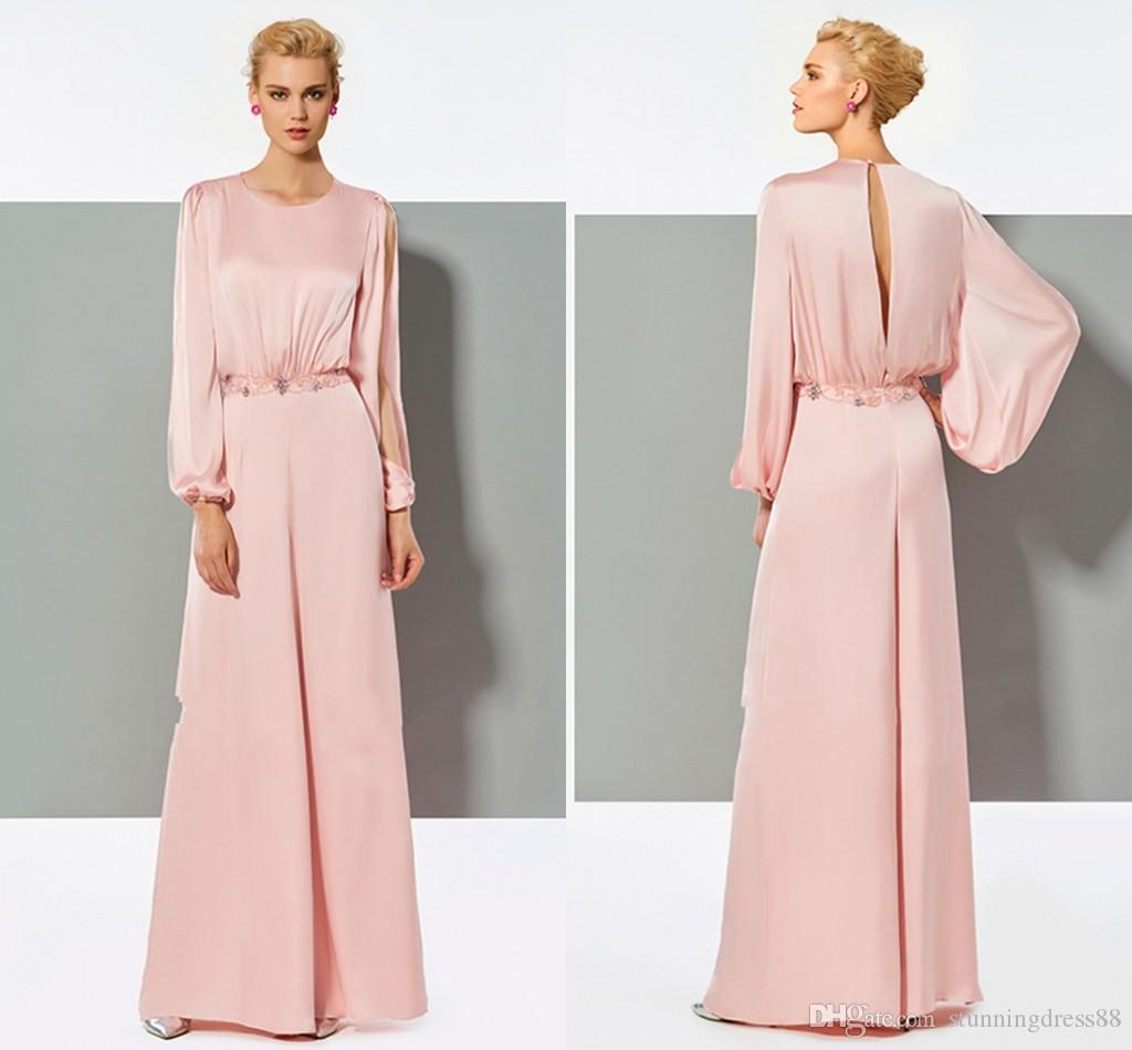 Blush Pink Formal Dress for the Mother of the Bride or Groom