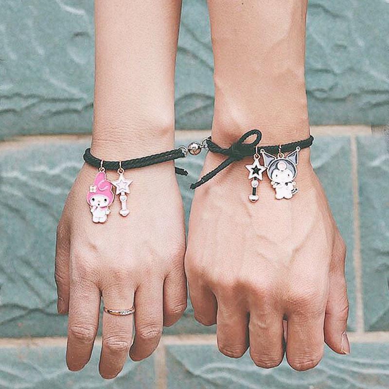 Couple charm bracelet