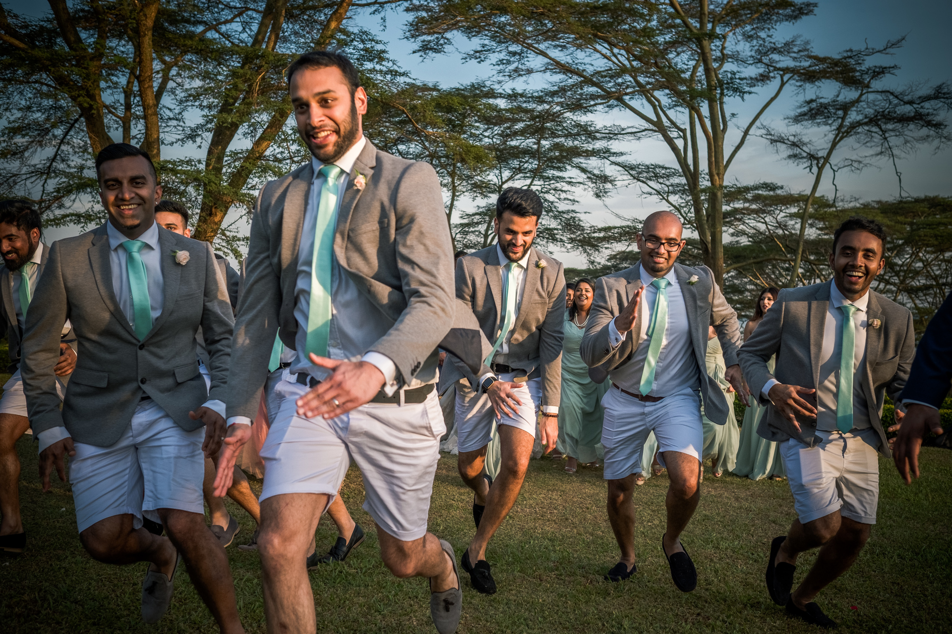 Groomsmen in Short Suits