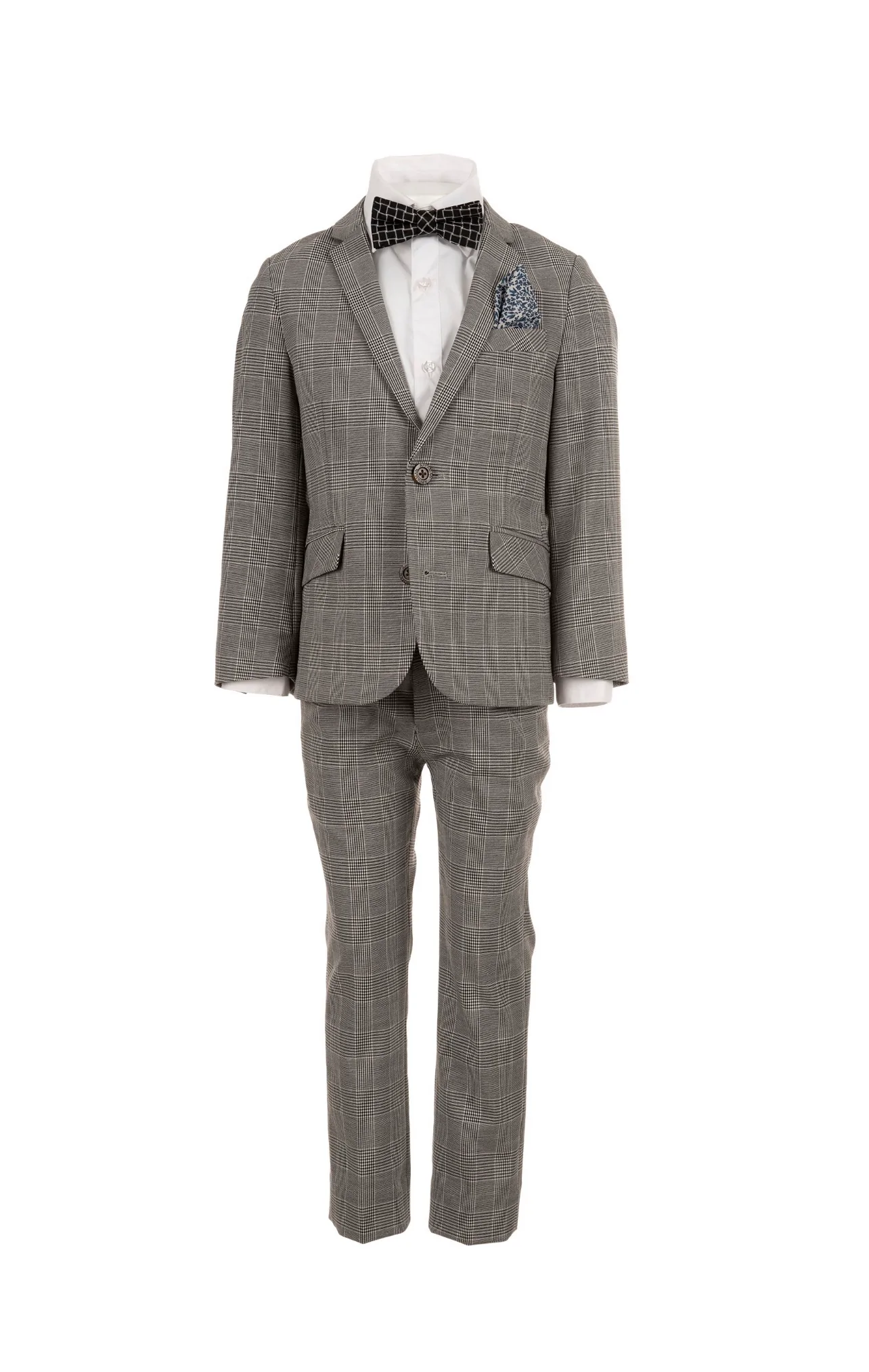 Stretch Glen Plaid Mod Suit