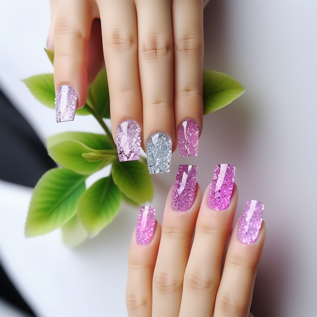 sparkling-ombre-nail